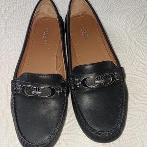 Coach Fortunata Leather Driving Loafer